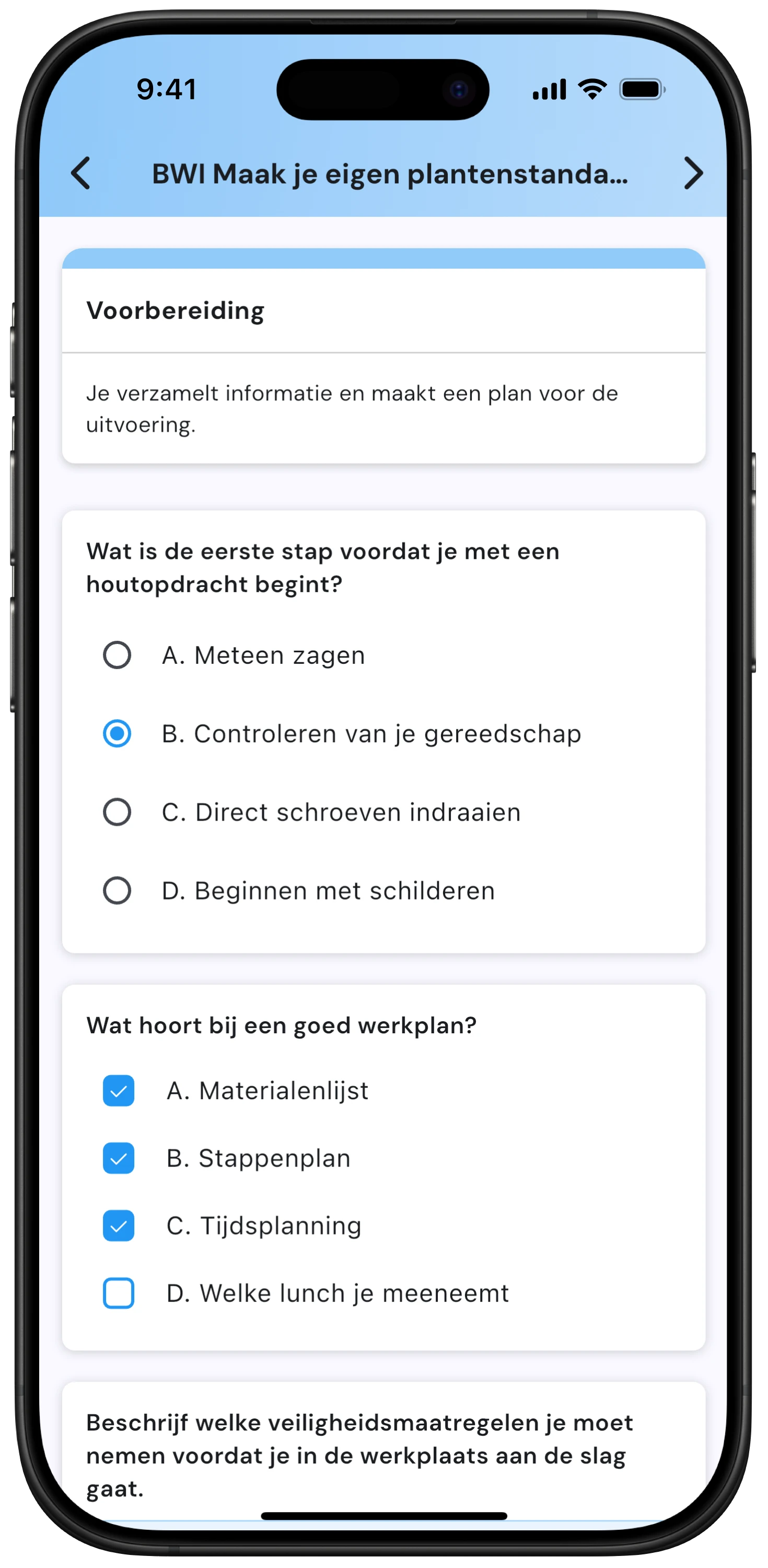 Opdrachten maken in sam/sam student app - hybride educatie, buitenschoolse opdrachten en praktijkgericht leren